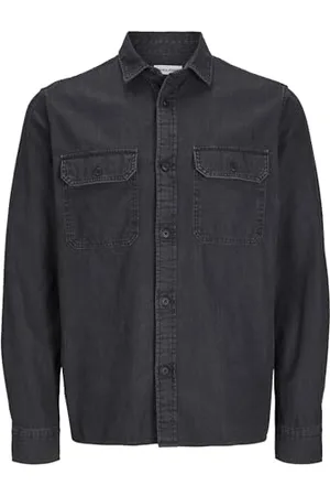 JACK & JONES Male Jeanshemd Komfort Fit Jeanshemd