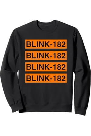 Blink Ikonischer Rock Band Logo Repeat Music Print Sweatshirt