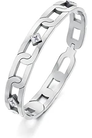 Brosway Vergoldete Armband WITH YOU für Damen aus Edelstahl mit Kristallen, Länge: 60 mm, BWY19