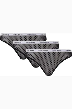 Pepe Jeans Damen Dot 3P Thong, , M (3er Pack)