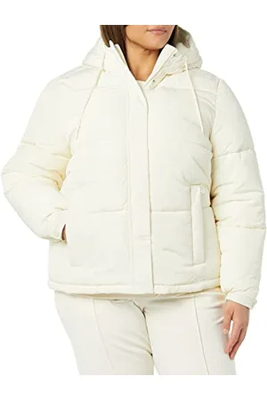 Amazon Damen Wasserabweisende Daunenjacke mit Kapuze und Sherpa-Innenfutter (in Übergröße erhältlich) (zuvor Amazon Aware), , XXS