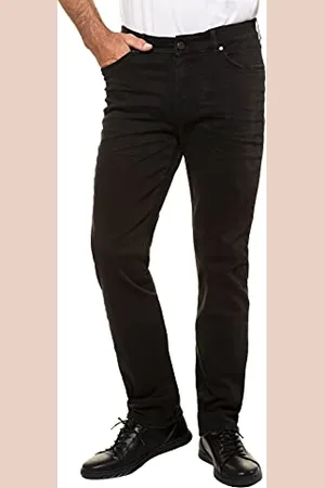 JP 1880 Herren große Größen Übergrößen Menswear L-8XL Jeans, FLEXNAMIC®, Denim, Straight Fit, bis Gr. 70/35 Black 64 722849100-64