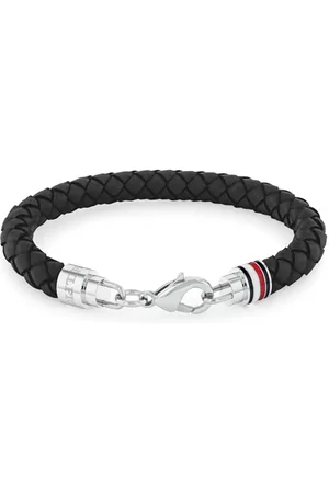 Tommy Hilfiger Jewelry Lederarmband für Herren Schwarz - 2790545