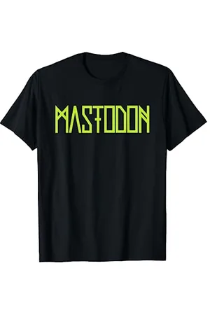 Mastodon – Neon Green Logo T-Shirt