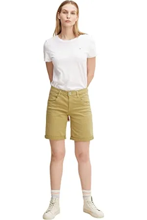 TOM TAILOR Damen Alexa Bermuda Shorts 1031009, , 36