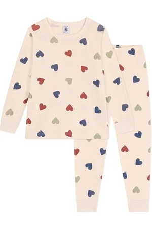 Petit Bateau A0AU0 Langarm-Pyjama Mädchen 6 Jahre