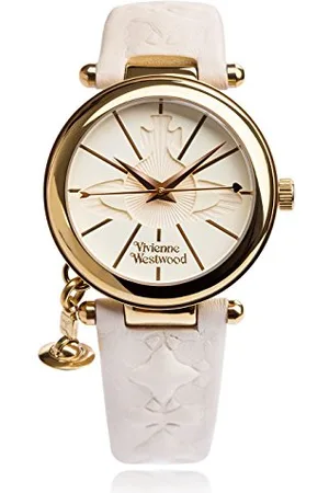Vivienne Westwood Damen-Armbanduhr Orb II Analog Quarz VV006WHWH