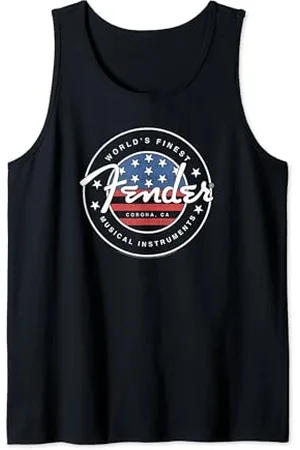 Fender American Flag Circle Stamp Logo Tank Top