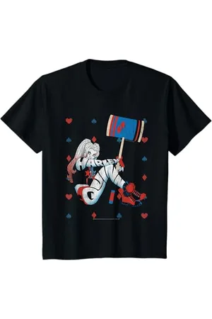 DC Comics Originals Kinder Batman Harley Quinn Playing Card Suit Camiseta T-Shirt