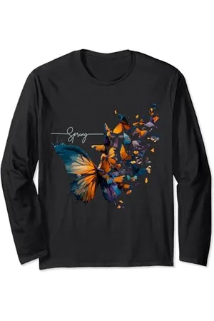 F4NT4STIC Schmetterling aus Schmetterlingen – Frühlingskollektion Langarmshirt