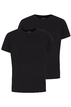Blend Herren T-Shirt O-neck, 2er Pack, Einfarbig, Gr. Large
