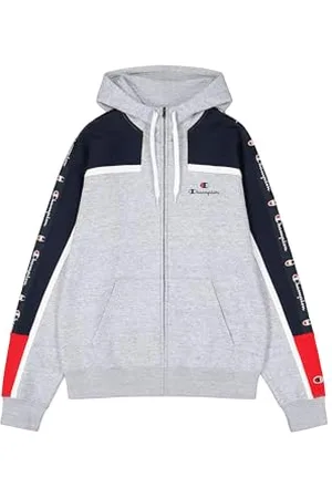 Champion Herren Legacy Retro Sport (220333) -Soft Compact Poly Fleece Full-Zip Kapuzenpullover, , L