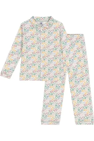 Petit Bateau A0AVZ Langarm-Pyjama Mädchen 12 Jahre