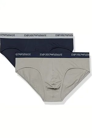 Emporio Armani Emporio Armani Herren Essential Core Logoband 2-pack Brief Slip, , M EU