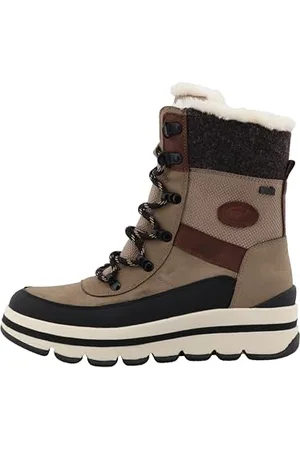 TOM TAILOR Damen 4290040013 Schneestiefel, Black-dksand, 41 EU