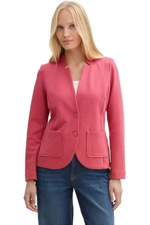 TOM TAILOR Damen 1038703 Blazer, 11016-Berry Red, S
