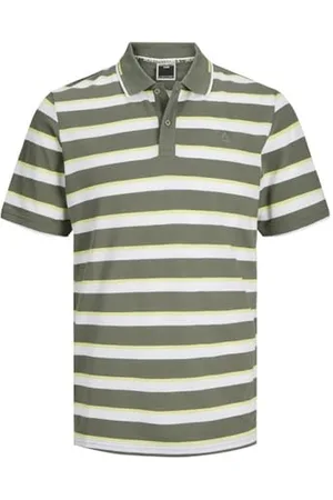 JACK & JONES Herren Jcohass AOP Polo Poloshirt, , L
