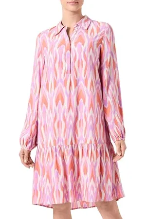 Comma, Kleid mit Allover Print