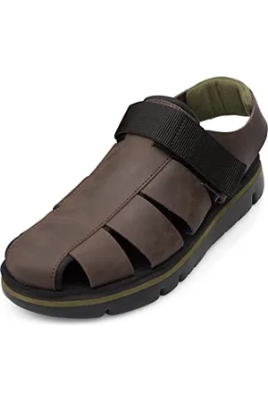 Camper Oruga Sandal, Men Sandal, Dark Brown, 40, (EU)