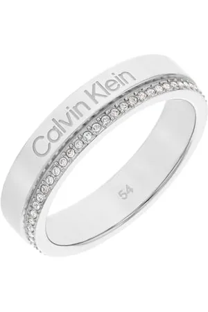 Calvin Klein Ring für Damen Kollektion MINIMAL LINEAR mit Kristallen - 35000200C