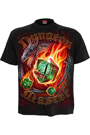 Spiral Dungeon Master Männer T-Shirt XXL 100% Baumwolle Basics, Horror, Rockwear, Totenköpfe