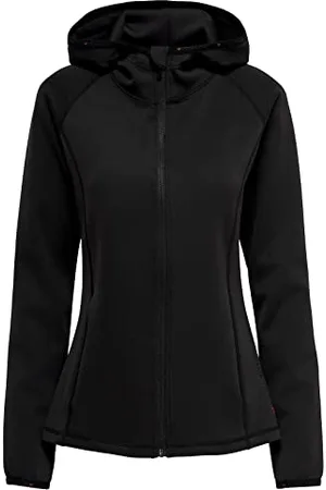 ONLY Play Damen Onpperformance Athl Cara Ls Hood Zip Sweatshirt, Schwarz, XL EU