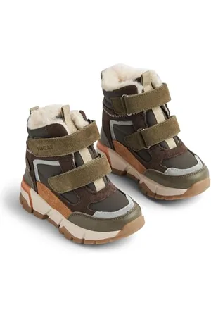 WHEAT Unisex Winterschuh Kinderschuh Lucka Tex Wasserdicht-Atmungsaktiv gefüttert und warm Leder