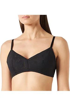 Sloggi Damen ZERO Lace 2.0 Bralette Bustier, Black, XS