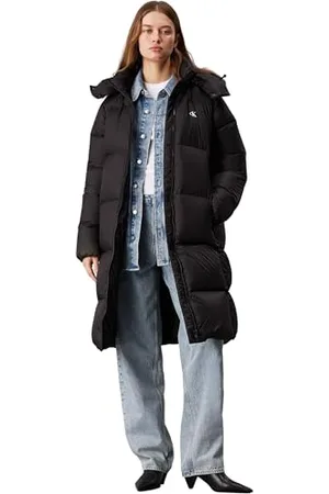 Calvin Klein Jeans DOWN LONG PUFFER Gerade Damen, , XS