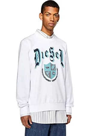 Diesel _S-GINN-K33 Felpa_Sweatshirt_Weiß_M