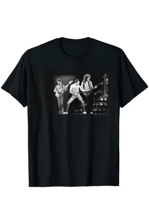 Queen Offizielles Freddie Mercury Live - und Weißfoto T-Shirt