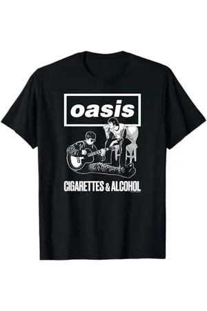 Oasis – , Klassisch, Crew-Neck T-Shirt, Unisex, Kurzarm, S (EU 39.5), Polyester, Importiert