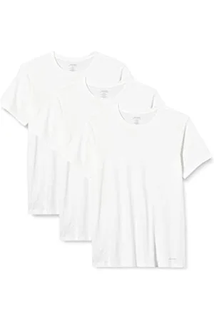 Calvin Klein Herren 3er Pack T-Shirts Kurzarm Rundhalsausschnitt, , L