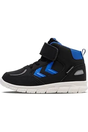 Hummel X-Light 2.0 MID TEX JR Ankle Boot, Black/Blue, 29 EU