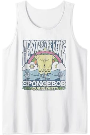 Spongebob Absorb The Love Poster Tank Top