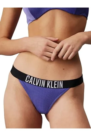Calvin Klein Damen Bikinihose Brazilian mit Branding, , XS