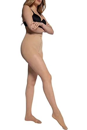 Ulla Popken Damen Bodyforming-strumpfhose Strumpfhose, , 56-58 EU