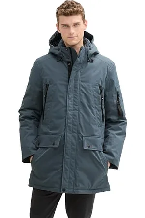 TOM TAILOR Herren Artic Parka mit abnahmbarer Kapuze, , XL