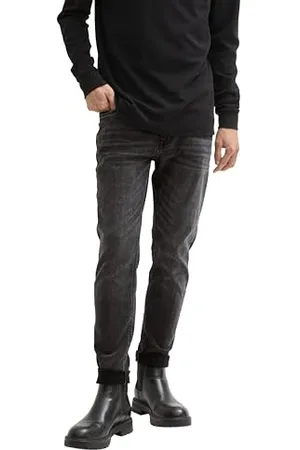 TOM TAILOR Herren Tapered Slim Fit Jeans, , 34/32