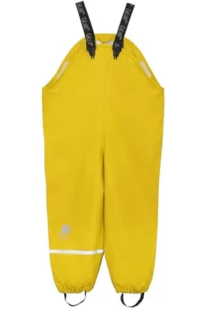 CeLaVi Kinder Unisex Regen-Latzhose,gelb, 120 cm (6 Jahre)