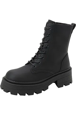 ONLY ONLBANYU-3 PU MONOCHROME LACE BOOT NOOS