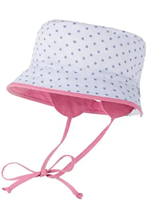 maximo Baby-Mädchen Hütchen mit Ohrenklappen, Bindeband, Jerseyeinsatz Mütze, , 45 cm