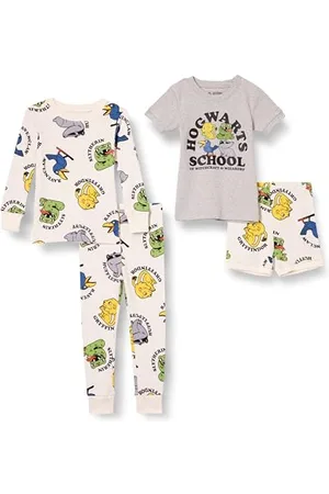 Amazon Harry Potter Unisex Kinder Eng anliegende Baumwoll-Schlafanzüge, , 9 Jahre