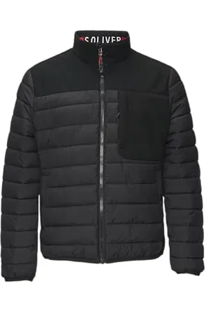 QS by s.Oliver Leichte Steppjacke im Materialmix mit Kontrast-Details S
