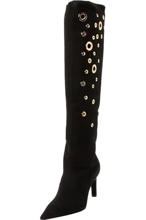 Pinko Damen Lehar Suede + OCC-Dekor Mode-Stiefel, , 40 EU
