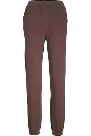 JJXX Damen Jxabbie RLX Hw Every Pants SWT Noos Hose, Seal Brown/Print:Morel Logo, S