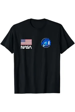 Nasa Worm Dragon Spacecraft Crew-1 USA T-Shirt