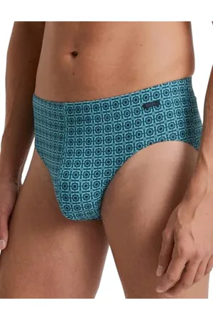 Calida Grafic Cotton Slip Herren, aus 100% Supima-Baumwolle, natürlich atmungsaktiv und hautsympathischt, mit stoffüberzogenem Gummibund