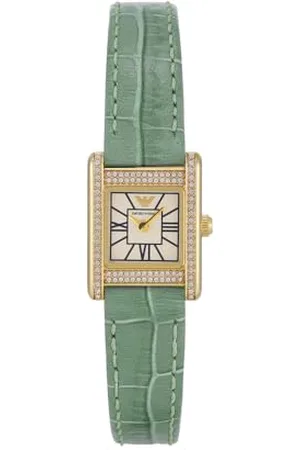 Emporio Armani Watch for Women, Quartz Movement and 31mm Case Size with Stainless Steel, Leather or Silicone Strap , 20MM