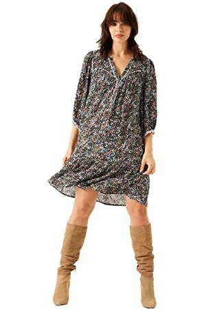 Garcia Damen C30080_Ladies Dress Kleid, Black, XL